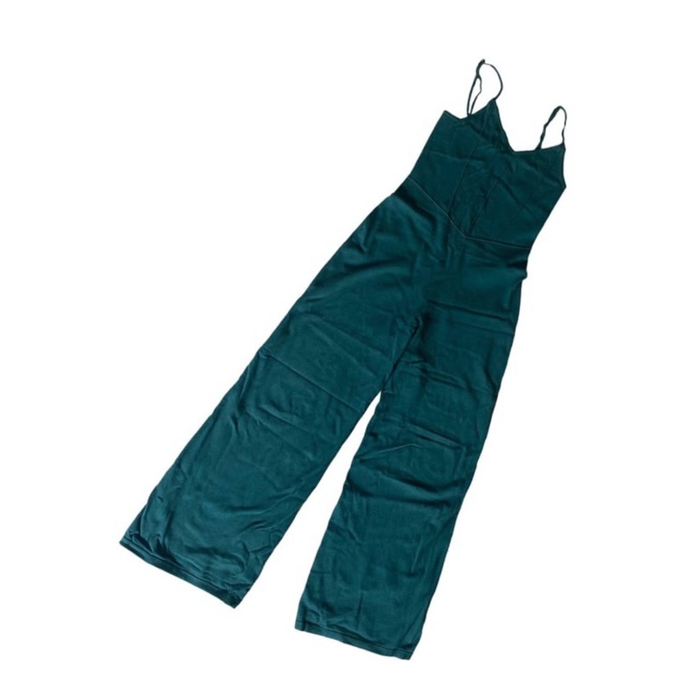 LIVE THE PROCESS CORSET JUMPSUIT, green, XS